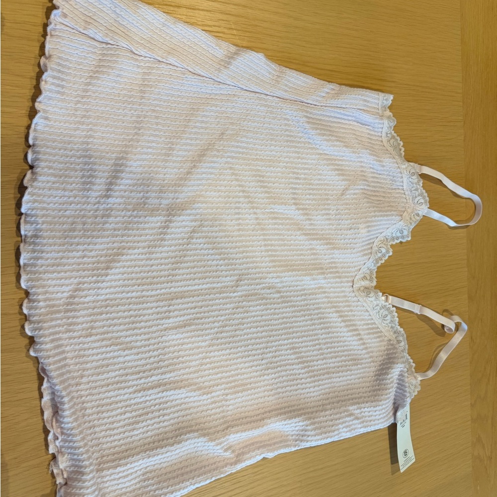 Laura Ashley Pink Striped Pajama Set - Picture 3 of 6